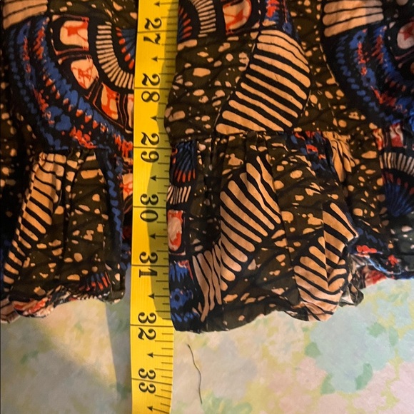 Ulla Johnson | Iliana Poplin Ruffle Mini Dress Size 6 Abstract Print 100% Cotton - Picture 13 of 13